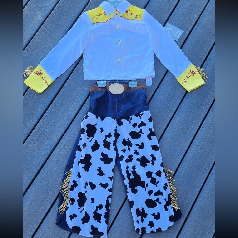 Disney Cowgirl Costume with Yellow and Black Accents